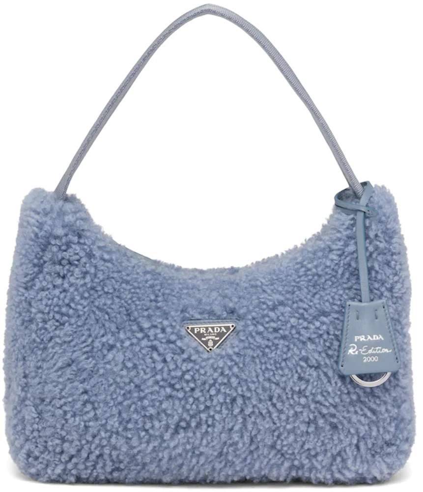 Prada Women's Re-Edition Shearling Mini Shoulder Bag