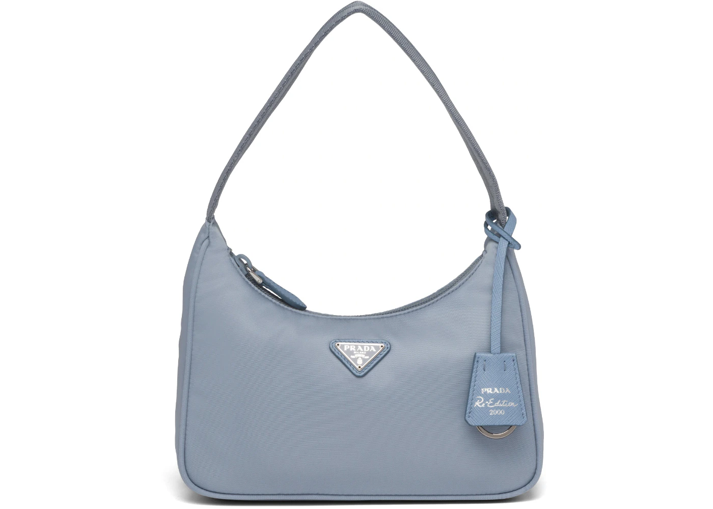 Prada mini nylon bag blue Clearance