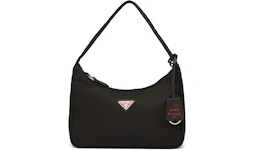Prada Re-Edition 2000 Nylon Bag Mini Black/Red