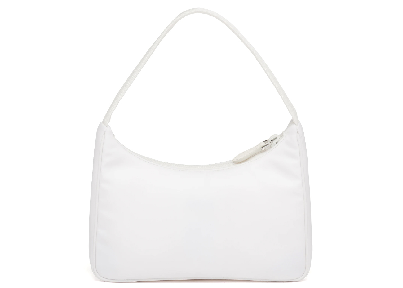 Prada Re Edition 2000 Nylon Mini Bag White in Nylon with Silver