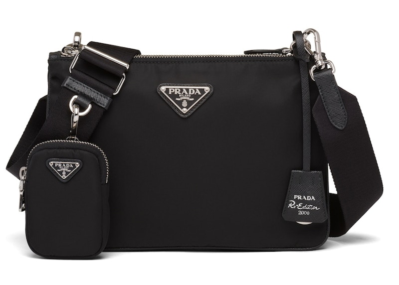 Prada Re-Edition 2000 Shoulder Bag Nylon Black in Nylon with