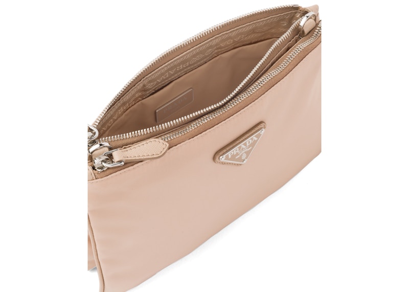 Prada ReEdition 2000 Shoulder Bag Nylon Cameo Beige in Nylon with