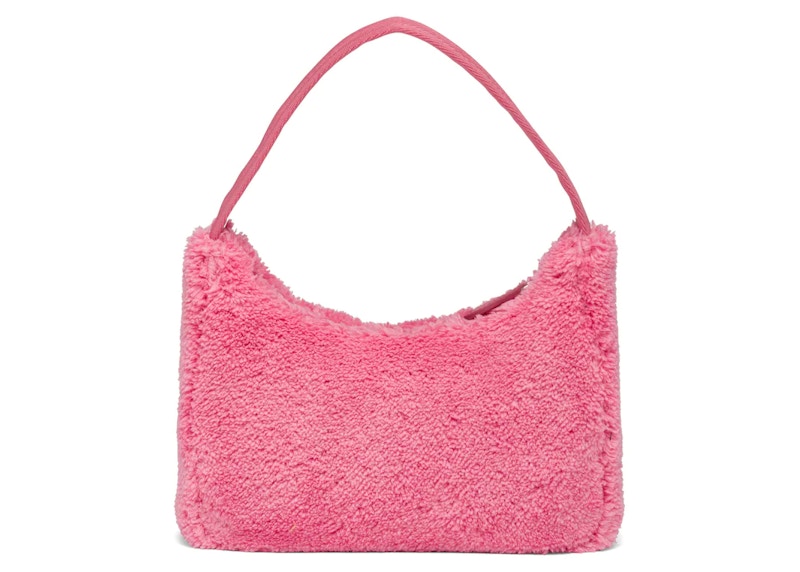 Prada pink fluffy online bag