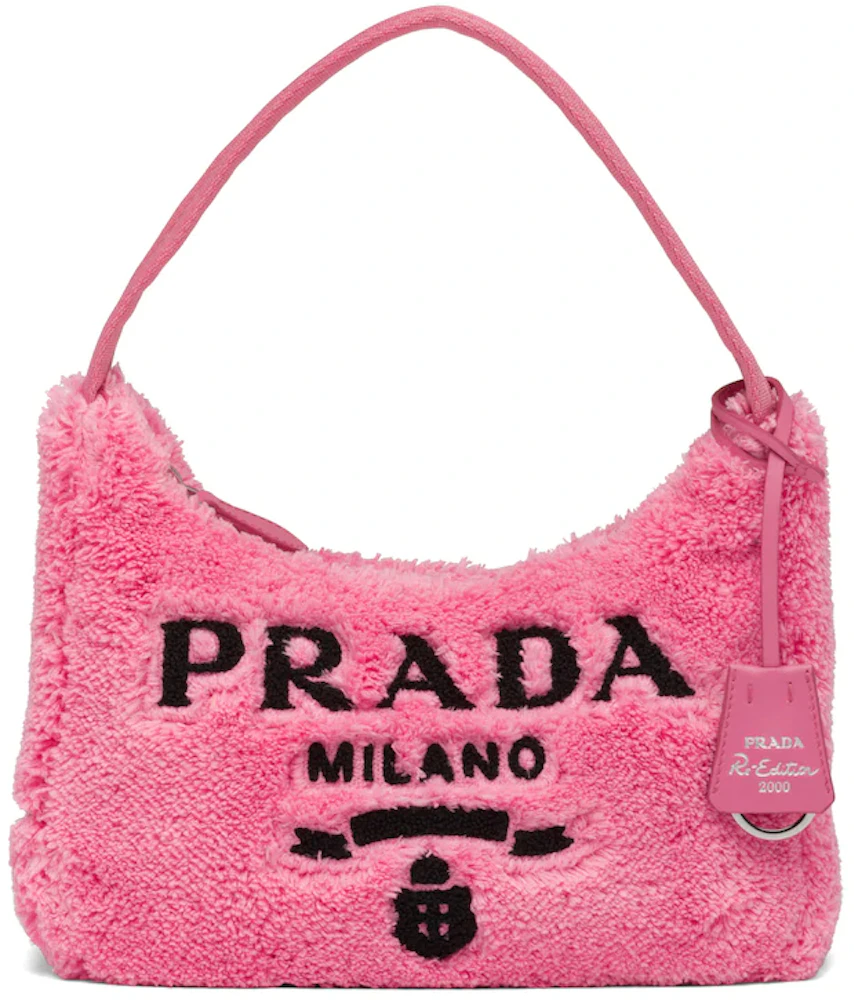 Prada Re-edition 2000 Nylon Mini Bag in Pink