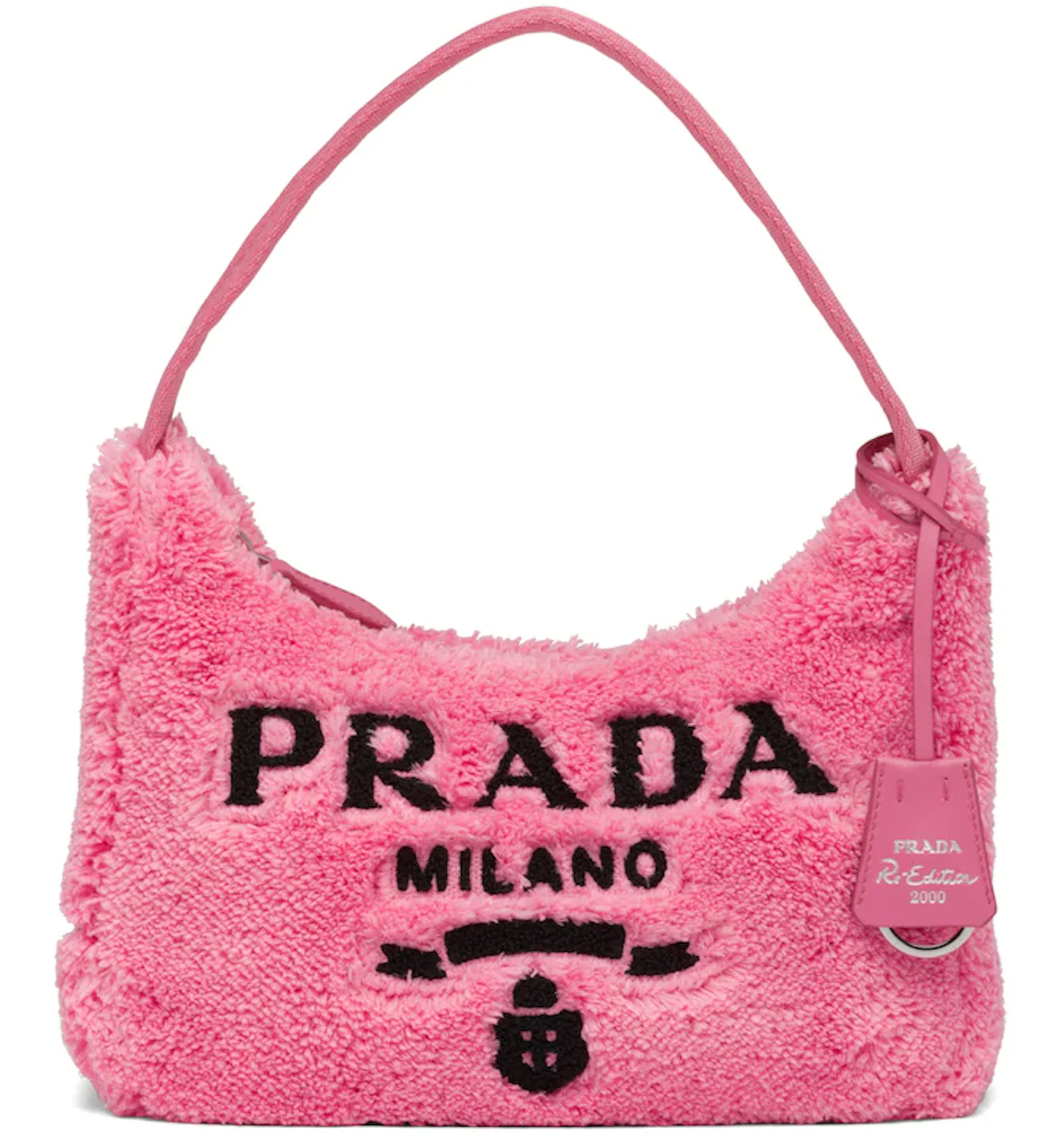 Pink fuzzy prada bag Clearance