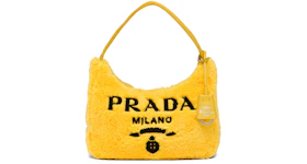 Prada Re-Edition 2000 Terry Mini Bag Yellow/Black