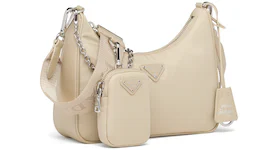 Prada Re-Edition 2005 Shoulder Bag Desert Beige