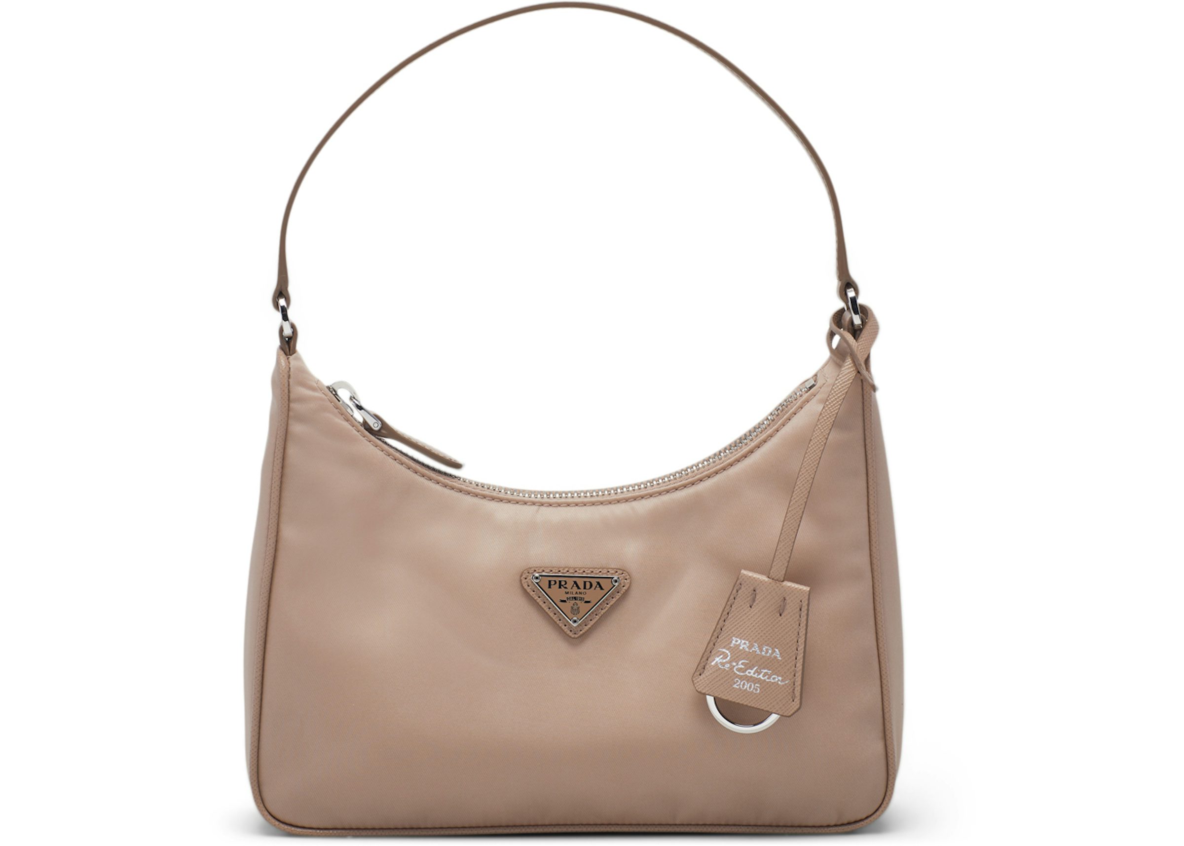 Prada Re-edition Saffiano Leather Mini-bag, Women, Sunny Yellow
