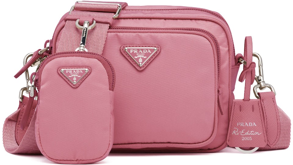 Prada Re-Edition 2005 Re-Nylon Bag Alabaster Pink