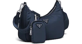 Prada Re-Edition 2005 Nylon Bag Navy