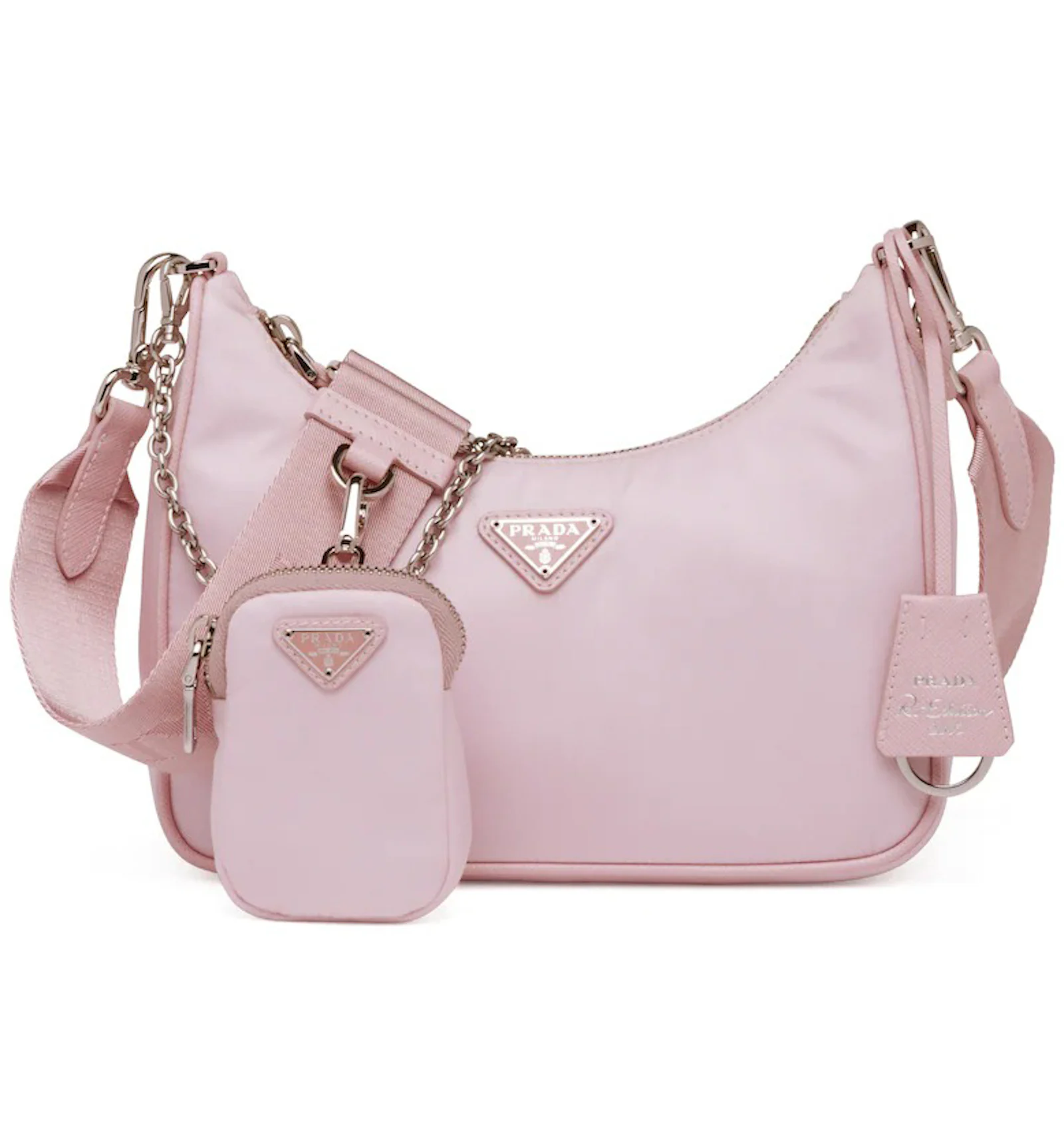 Prada bag nylon pink Clearance