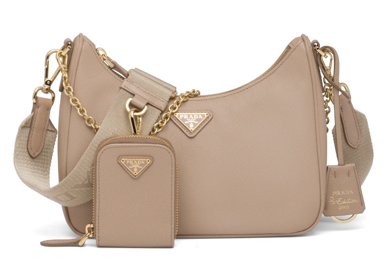 prada saffiano beige