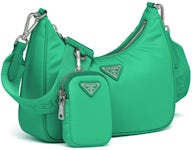 Prada Re-Edition 2005 Shoulder Bag Nylon Mint Green