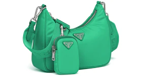 Prada Re-Edition 2005 Shoulder Bag Nylon Mint Green