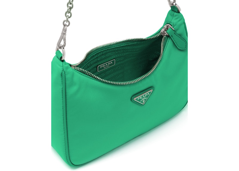 prada green nylon bag