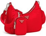Prada Re-Edition 2005 Shoulder Bag Nylon Red