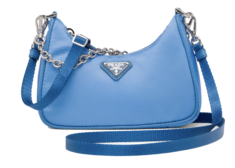 Prada Re-Nylon shoulder bag - Blue
