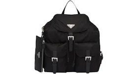 Prada Re-Nylon Backpack Medium Black