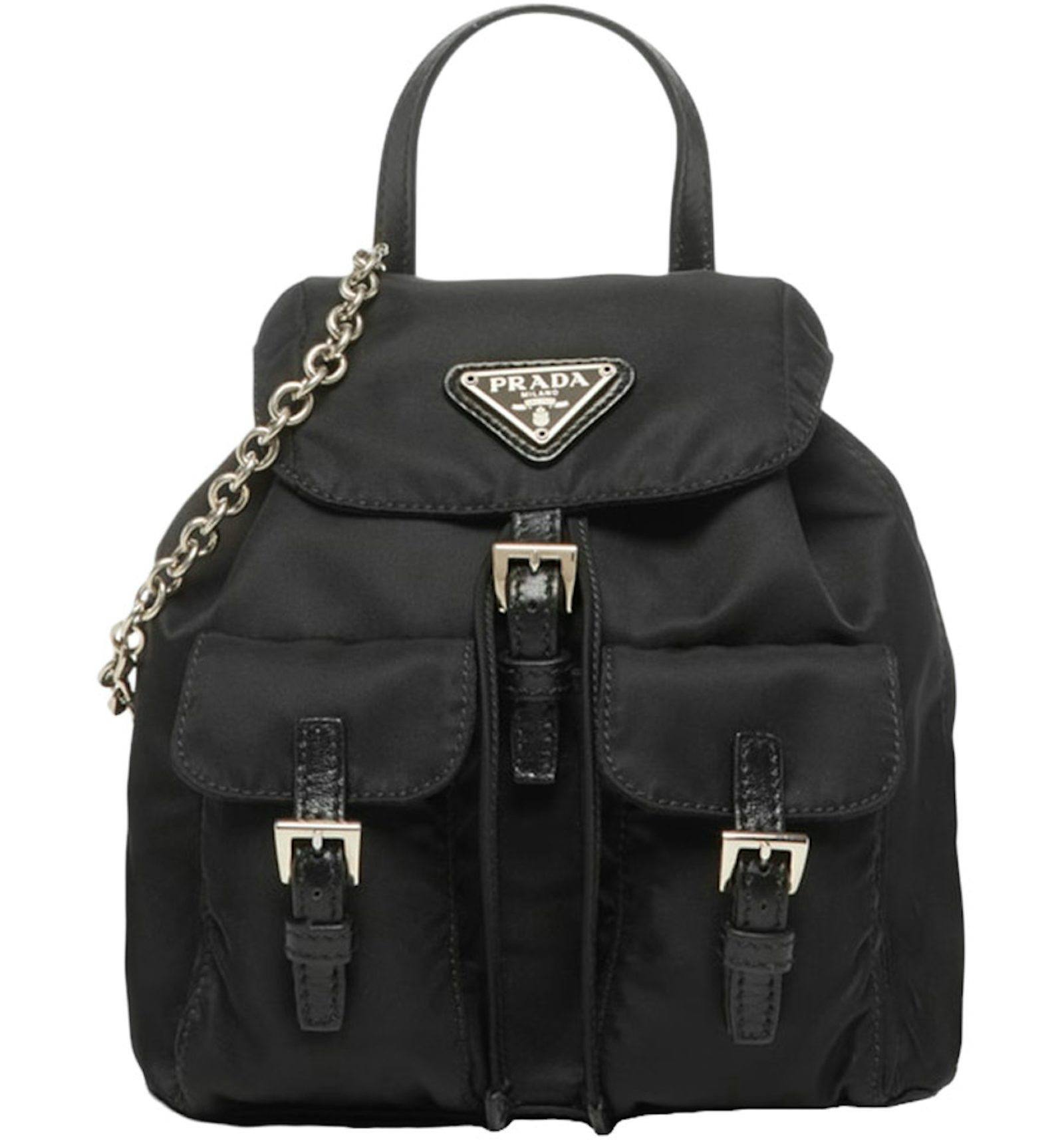 Prada vinyl backpack Clearance