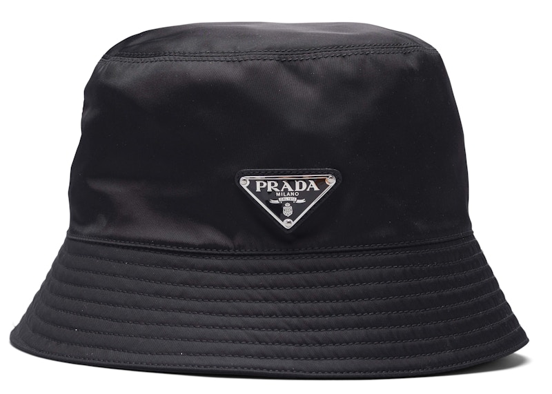 Prada Re-Nylon Bucket Hat Black in Re-Nylon - US