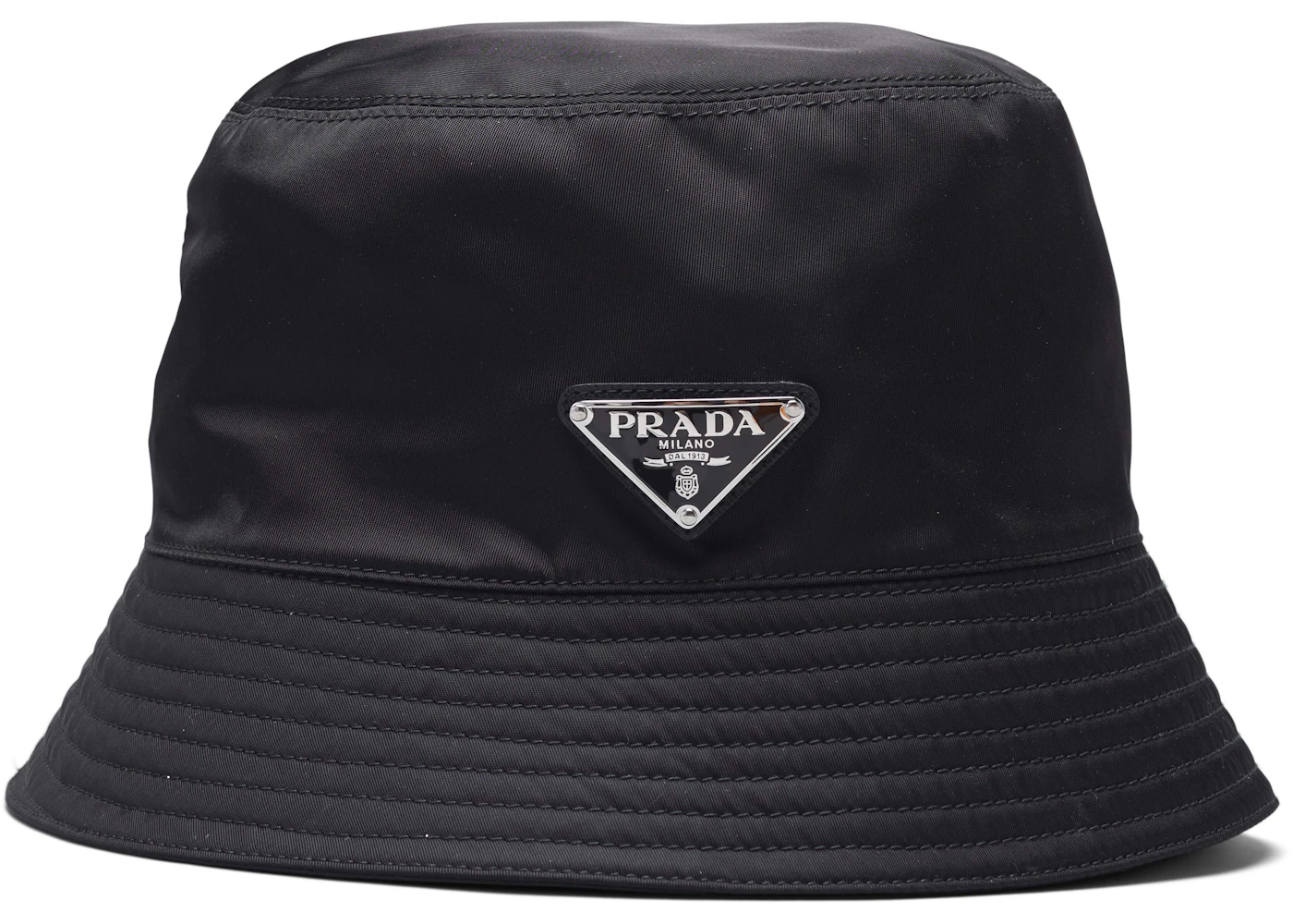 Prada Re-Nylon Bucket Hat Black US - Main Image