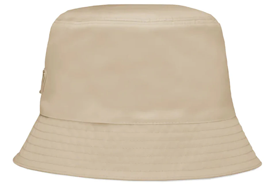 Prada Re-Nylon Bucket Hat Desert Beige