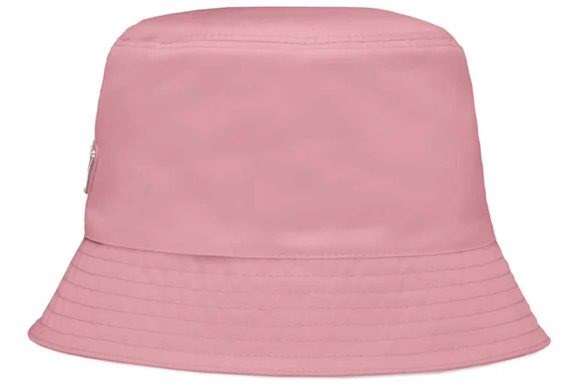 Pre-owned Prada Re-nylon Bucket Hat Pink