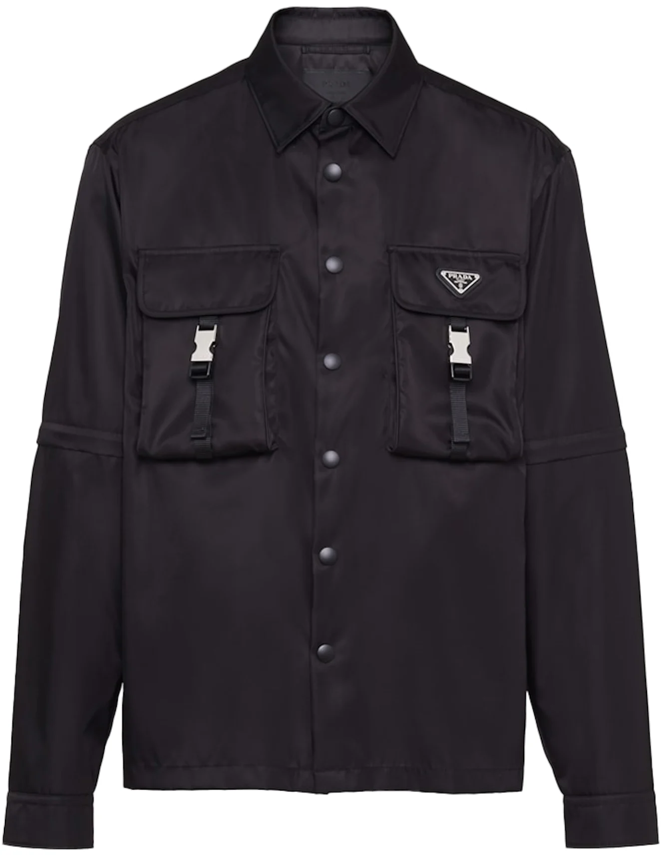 Prada Re-Nylon Oversized Shirt Black Men's - SS22 - US