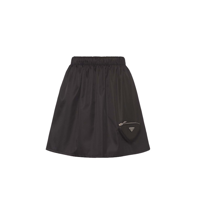 VIP【関税送料無料】希少 Prada Mini Skirt Prada Re-Nylon Pouch Mini Skirt Black - SS22 - US