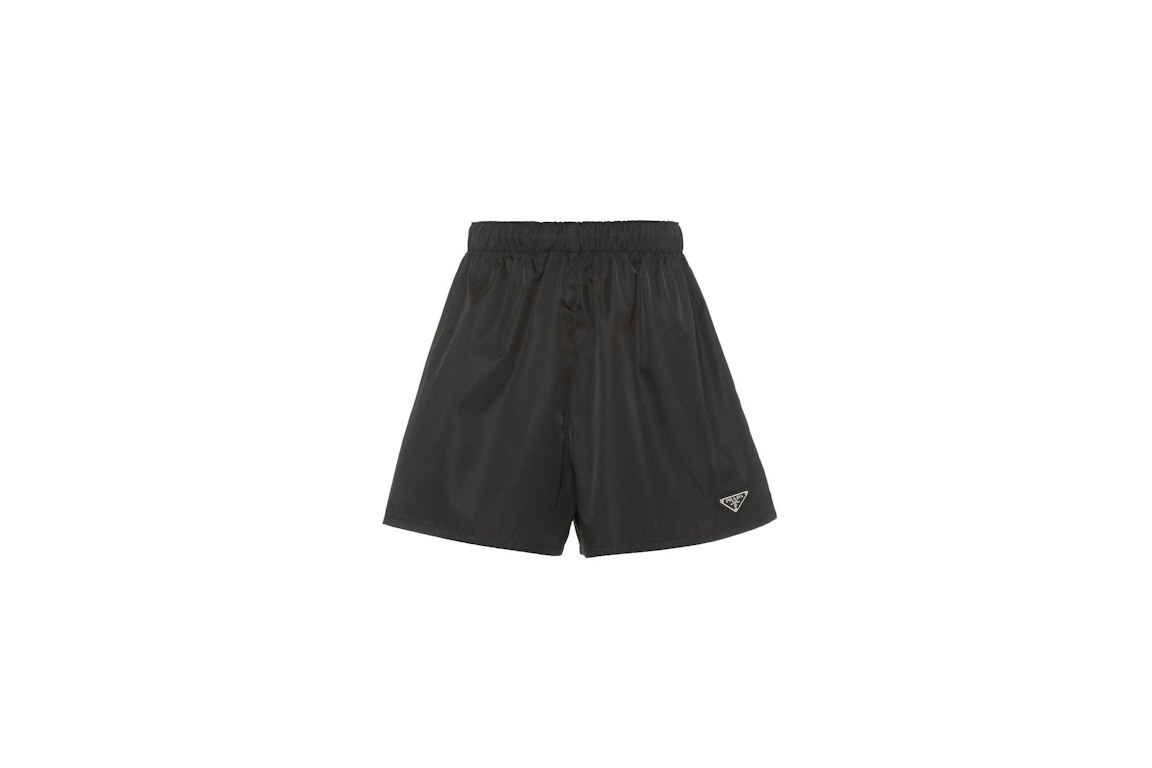 Pre-owned Prada Re-nylon Shorts Black
