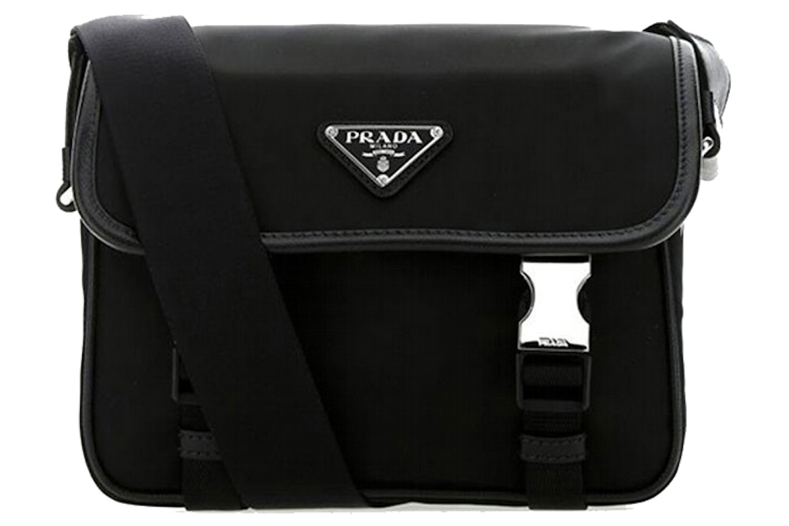 Pre-owned Prada Re-nylon Shoulder Bag Black
