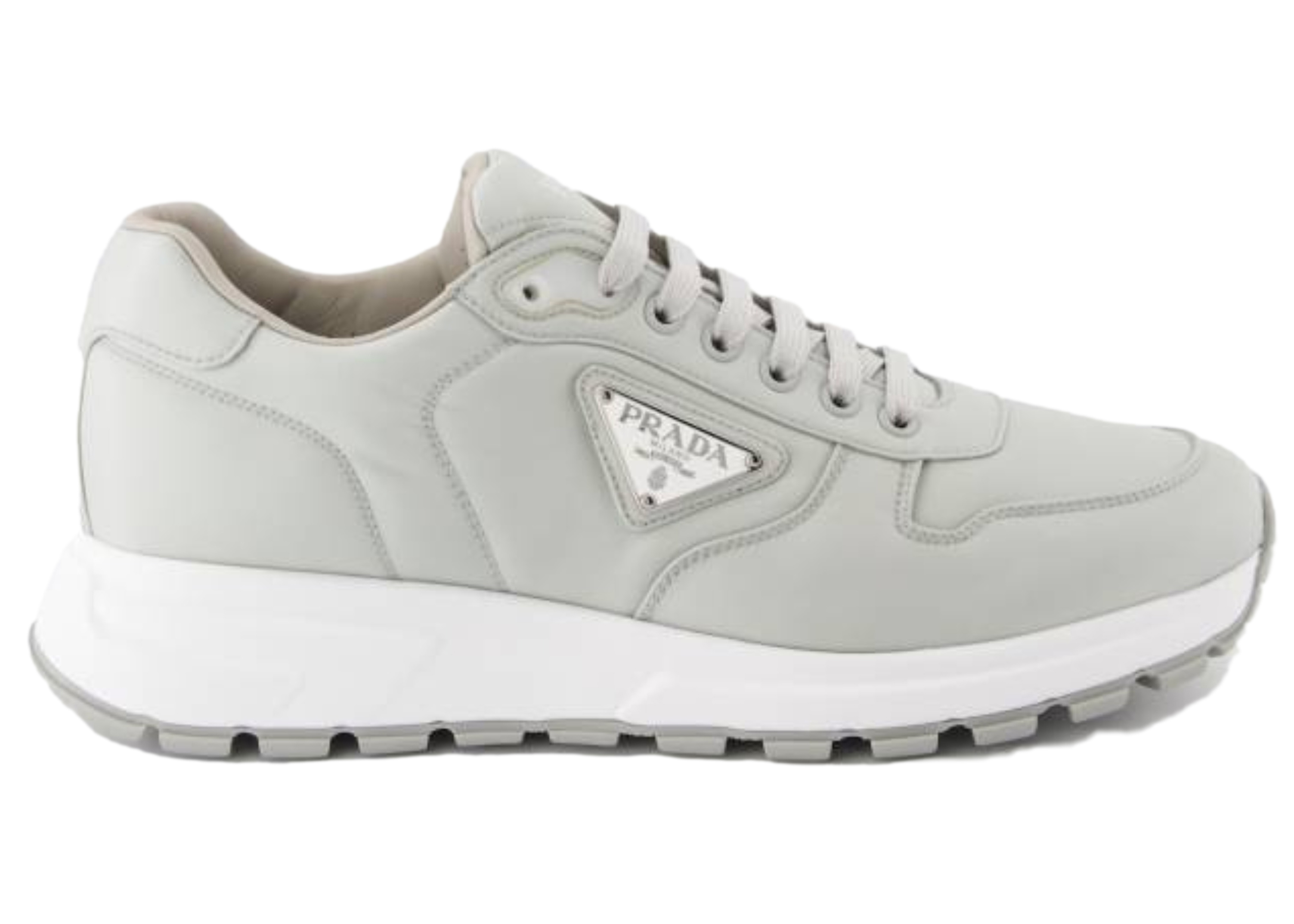 Prada Re-Nylon Sneaker Grey White