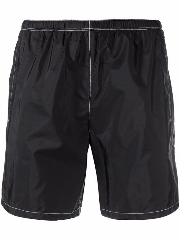 Pre-owned Prada Re-nylon Swim Shorts Black