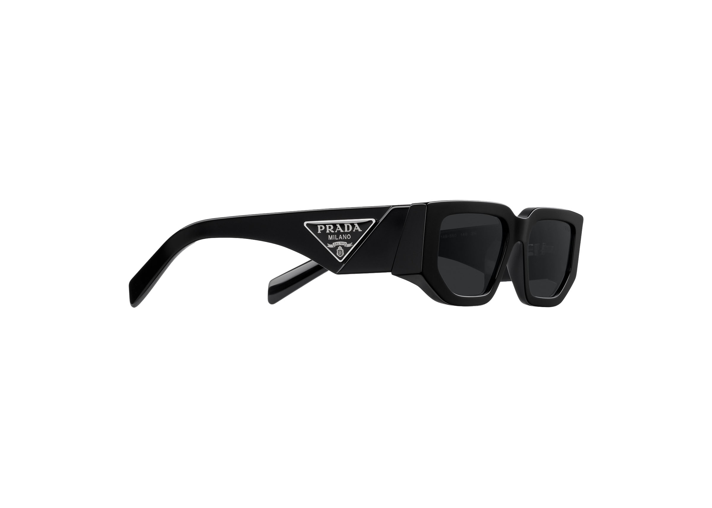 Prada SPR 24R 1AB-0A7 Unisex Black Frame Grey lenses sunglasses (As Is  Item) - Bed Bath & Beyond - 18045484