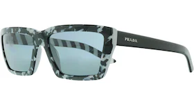 Prada Rectangle Sunglasses Black White Havana (0PR 04VS 4433C2 Millenials)