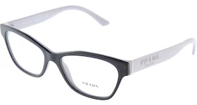 Prada Rectangle Sunglasses Black/White Sunglasses