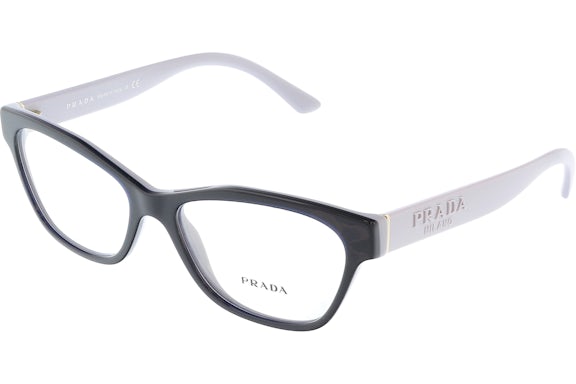 Prada Rectangle Sunglasses Black/White Sunglasses