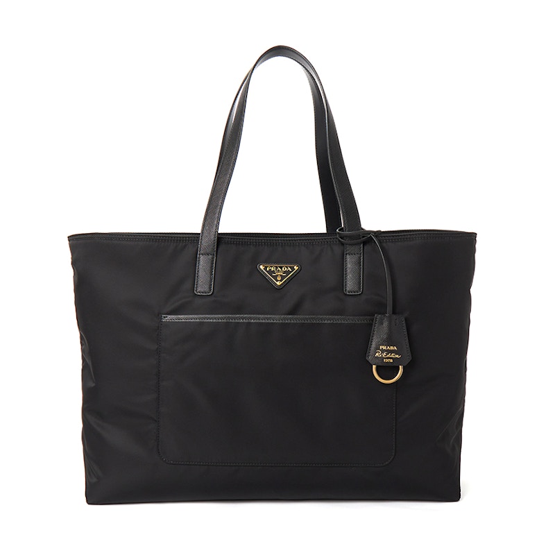 Prada Reedition 1978 Large Re-nylon Tote Black