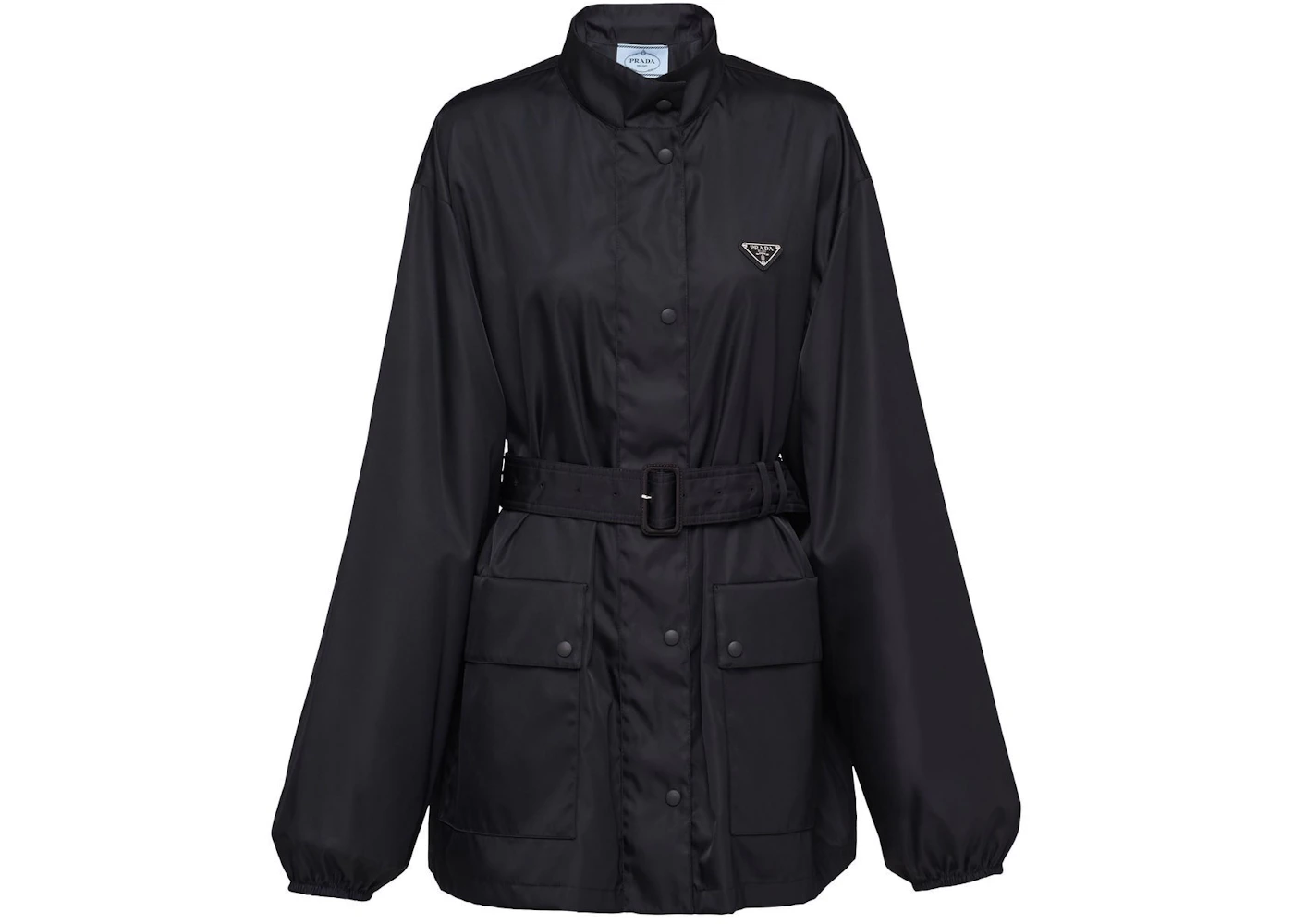 Prada Regernated Nylon Rain Coat Black - SS23 - US