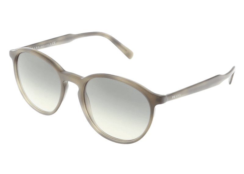 Prada Triangle Logo Round Metal Sunglasses - Bergdorf Goodman