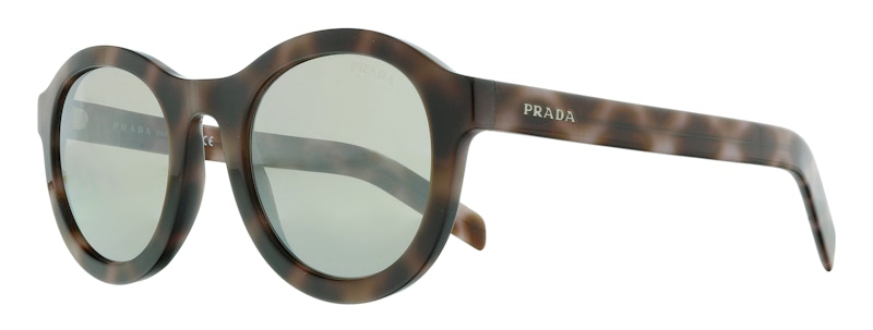 Prada Round Sunglasses Havana 0PR 24VS 520719 Conceptual in