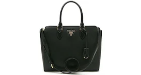 Prada Saffiano Galleria Handbag Black