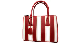Prada Saffiano Galleria Handbag Red/White