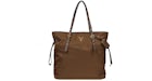 Prada Shopping Tote Tessuto Brown