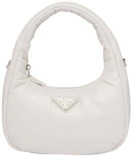 Prada - Women's Small Antique Nappa Top Handle Bag - Pink - Leather