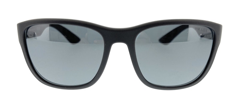Prada Square Sunglasses Grey (0ps 01us Ufk5l0)