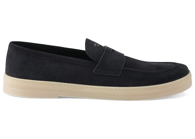 Prada Suede Loafer Navy