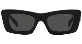 Prada Sunglasses PR 13ZSF Black/Dark Grey (PR13ZSF-1AB5S0-52)