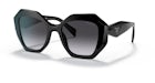 Gafas de Sol Prada Symbole Logo Irregular Negro/Plateado (SPR16W 1AB-5D1)