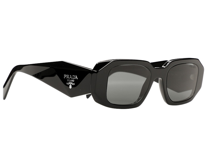 PRADA PR 17WS Black - Women Luxury Sunglasses, Dark Grey Lens